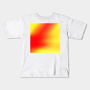 red yellow abstract texture art Kids T-Shirt